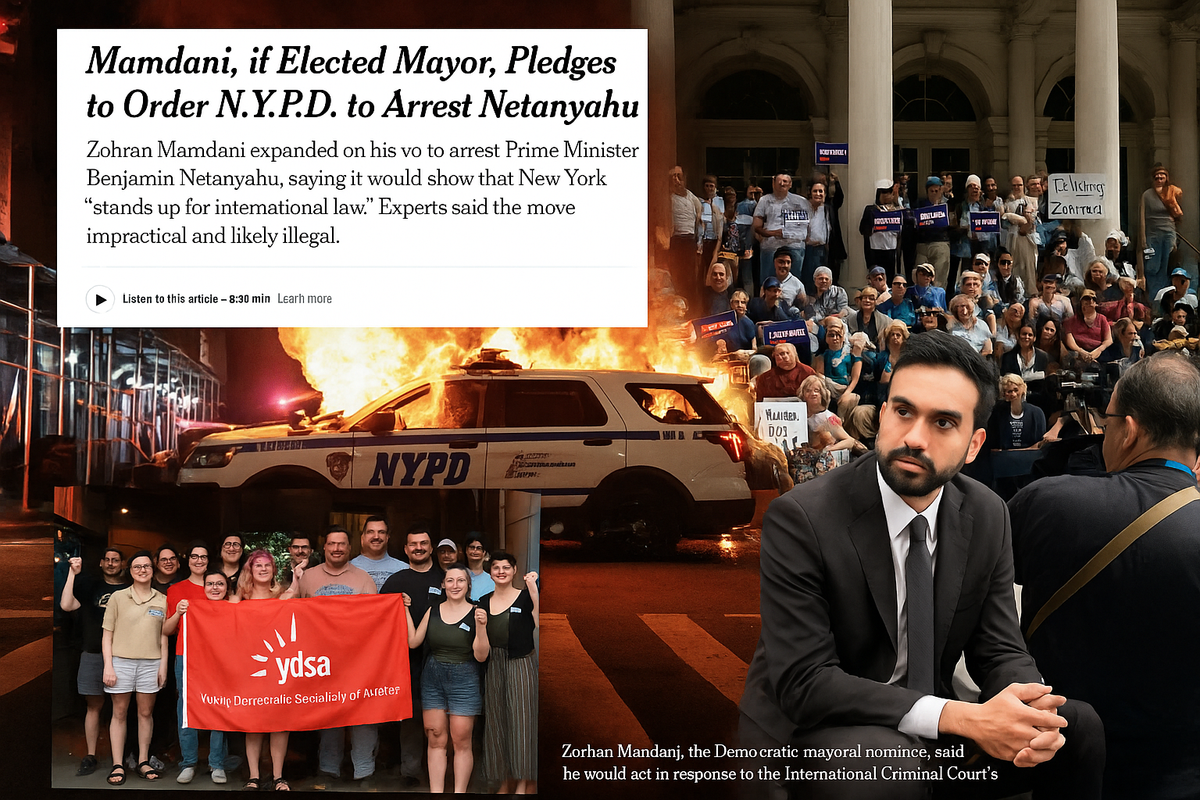 The Curious Case of Zohran the "Hamasachurian Candidate" who, like a good Moslem hijacking NYC